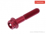 Καπάκι εξαγώνου βίδας Pro Bolt M5 x 0,80 x 25 mm αλουμινίου κόκκινος αγώνας - JM