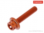 Καπάκι εξαγώνου Pro Bolt M5 x 0.80 x 25 mm αλουμινίου Racing πορτοκαλί - JM