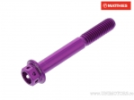 Καπάκι εξαγώνου Pro Bolt M6 x 1.00 x 45 mm αλουμινίου αγώνα μωβ - JM