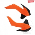 Καρένα ψυγείου πορτοκαλί μαύρη Polisport - KTM EXC 125 ('14-'16) / KTM EXC 125 Sixdays ('14-'16) - JM