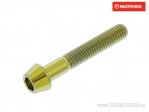 Κονικό βίδα Pro Bolt M5 x 0.80 x 30 mm τιτάνιο χρυσό - JM
