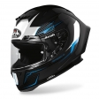 Κράνος πλήρους προσώπου GP 550 S Venom γυαλιστερό μαύρο: Μέγεθος - L