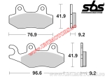 Μπροστινή πλάκα φρένου - SBS 163HF (κεραμική) - (SBS)