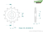 Μπροστινό πινιόν Esjot - 13 δόντια (βήμα 415) - Hercules P3 50 2-τάχυτο / Prima 25 2;2N;2S Αυτ