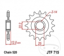 Μπροστινό πινιόν JTF715.13 (βήμα 520) - Fantic Caballero FT - RL - SC 500 / Gas Gas EC 200 / E / EC 250 / E /