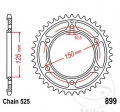 Πίνακας οπίσθιου τροχού JTR899.45 (βήμα 525) - KTM Super Adventure 1290 LC8 ABS - R LC8 ABS - R LC8 ABS