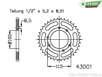 Πίσω γρανάζι Esjot μαύρο - 48 δόντια (βήμα 420) - Gilera GSM 50 ( '02-'03) - JM