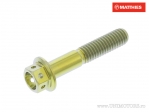 Περικεφαλαία βίδα Pro Bolt M6 x 1.00 x 32 χιλ. τιτάνιο αγωνιστικό χρυσό - JM