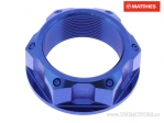 Περικόχλιο τιμονιού M28 x 1.00 mm τιτάνιο μπλε - BMW HP4 1000 ABS / Yamaha FJR 1300 / GSX-S 1000 GT