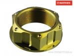 Περικόχλιο τιμονιού M28 x 1.00 mm τιτάνιο χρυσό - BMW HP4 1000 ABS / Kawasaki Z H2 1000 K ABS / Ya