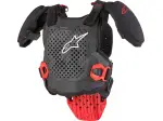 Προστατευτικό στήθους Youth A5 S v2 - Μαύρο, Λευκό, Κόκκινο - Νεανικό - L/XL - 27011