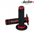 Σετ λαβών τιμονιού A020 μαύρο κόκκινο Domino D: 22 mm L: 118 mm κλειστές - JM