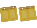 Σετ πετάλων Power Reed - κίτρινο - Kawasaki KX 80 17/14 ('86-'87) / Yamaha YFS 200 Blaster (88-'06) - Boyesen
