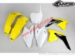 Σετ πλαστικών (λευκό / κίτρινο / μαύρο) - Suzuki RM-Z 450 4T ('11-'12) - UFO