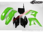 Σετ πλαστικών (λευκό / πράσινο / μαύρο) - Kawasaki KX 250 F 4T ('08) - UFO
