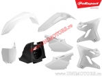 Σετ πλαστικών (λευκών) ανασχεδιασμένων - Yamaha YZ 125 / YZ 250 2T ('02-'19) - Polisport