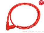 Σωλήνας μπουζί CR6 Racing με αντίσταση 5 Kohm από κόκκινο σιλικόνη και καλώδι