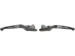 Σύνολο λεβιέδων με φαρδύ αυλάκι - Μαύρο, Ματ - 06101685