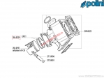 Τμήμα πιστονιού (διάμετρος 55mm / πάχος 1,5mm) - 206.0220 - Yamaha DT 80 - Polini
