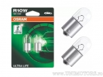 Бек R10W BA15S Ultra Life 12V 10W блистер (комплект 2 броя) - Osram