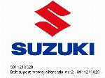 Болт, държач на диференциал №2 - 0911210020 - Suzuki