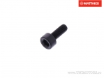 Болт с кръгла капачка Pro Bolt M3 x 0.50 x 8 мм от черен алуминий - JM