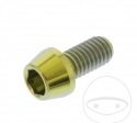Болт с кръгла конична глава Pro Bolt M6 x 1.00 x 12 мм титаниево златно - JM