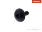 Болт с обли глава Pro Bolt M4 x 0.70 x 12 mm алуминий черен - JM
