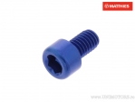 Винт капака кръгъл Pro Bolt M6 x 1.00 x 10 мм алуминий син - JM