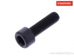 Винт капака кръгъл Pro Bolt M6 x 1.00 x 25 мм алуминий черен - JM
