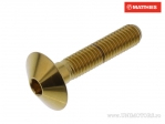 Винт капак бомбе Pro Bolt M6 x 1.00 x 30 мм неръждаема стомана A4 златист - JM