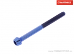 Винт капак кръгъл коничен Pro Bolt M3 x 0.50 x 35 мм титан син - JM