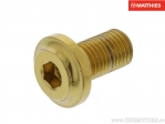Винт капак шестостенен Pro Bolt M8 x 1.00 x 13 мм неръждаема стомана A4 златист - 