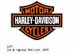 Винт, овална глава, кръстат шлиц - 2471 - Harley-Davidson