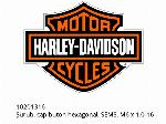 Винт, bhcs, sems, m6x1.0-16 - 10201316 - Harley-Davidson