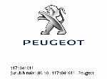 Винт h m6x1,00-10 - 1171041611 - Peugeot