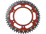 Двоен заден пиньон червен 48 зъба (стъпка 520) - BETA RR 125 / RR 250 / RR 300 Racing / HONDA CR