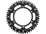 Двоен заден пиньон черен 48 зъба (стъпка 520) - KAWASAKI KLX 400 R / SUZUKI DR 250 / DR 350 / DR-