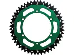 Двоен зелен пиньон 49 зъба (стъпка 520) - KAWASAKI KDX 175 / KDX 200 / KLX 250 S / KLX 450 R / KX 450