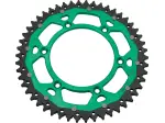 Двойно зелено зъбчато колело 50 зъба (стъпка 520) - KAWASAKI KDX 175 / KDX 220 R / KX 125 / K