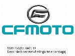 Декал декоративна лява плоча за кутия багажник - 5SYV-190201-6600-11 - CFMOTO