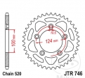 Заден пиньон JTR746.39 (стъпка 520) - Ducati Scrambler 800 Classic ABS - Desert Sled ABS - Flat Track Pro ABS -