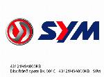 Заден спирачен диск BK-001C - 43121H9A000KB - SYM