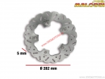 Заден спирачен диск Whoop (външен диаметър 282mm / дебелина 5mm) - Yamaha T Max 530 ie 4T