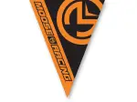 Знаменца на прапор Pennant (18.30м) - черно/оранжево - Елкa