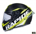 Каска MT Rapide Pro Carbon Kids C3 гланцово жълто - 100% карбон - детска каска - Гланцо