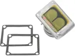 Клапан с диафрагма за карбуратор Rad - черен/сребрист - Kawasaki KX 125 M ('04-'08) - B