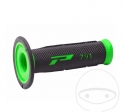 Комплект дръжки за кормило 791 черно зелено Progrip D: 22 мм L: 115 мм затворени 