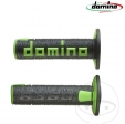 Комплект дръжки за кормило A360 черно зелено Domino D: 22 мм L: 120 мм затворени 