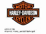 Комплект монтаж, педал на спирачката/боядисан - 42508-11DBJ - Harley-Davidson